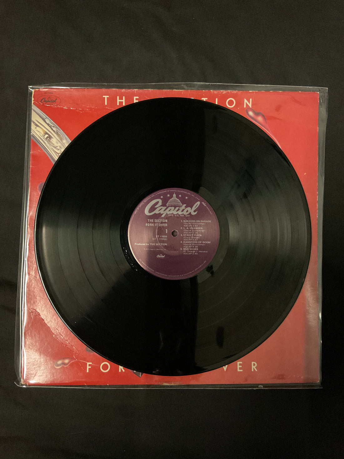 แผ่นเสียง The Section - Fork It Over Vinyl VG