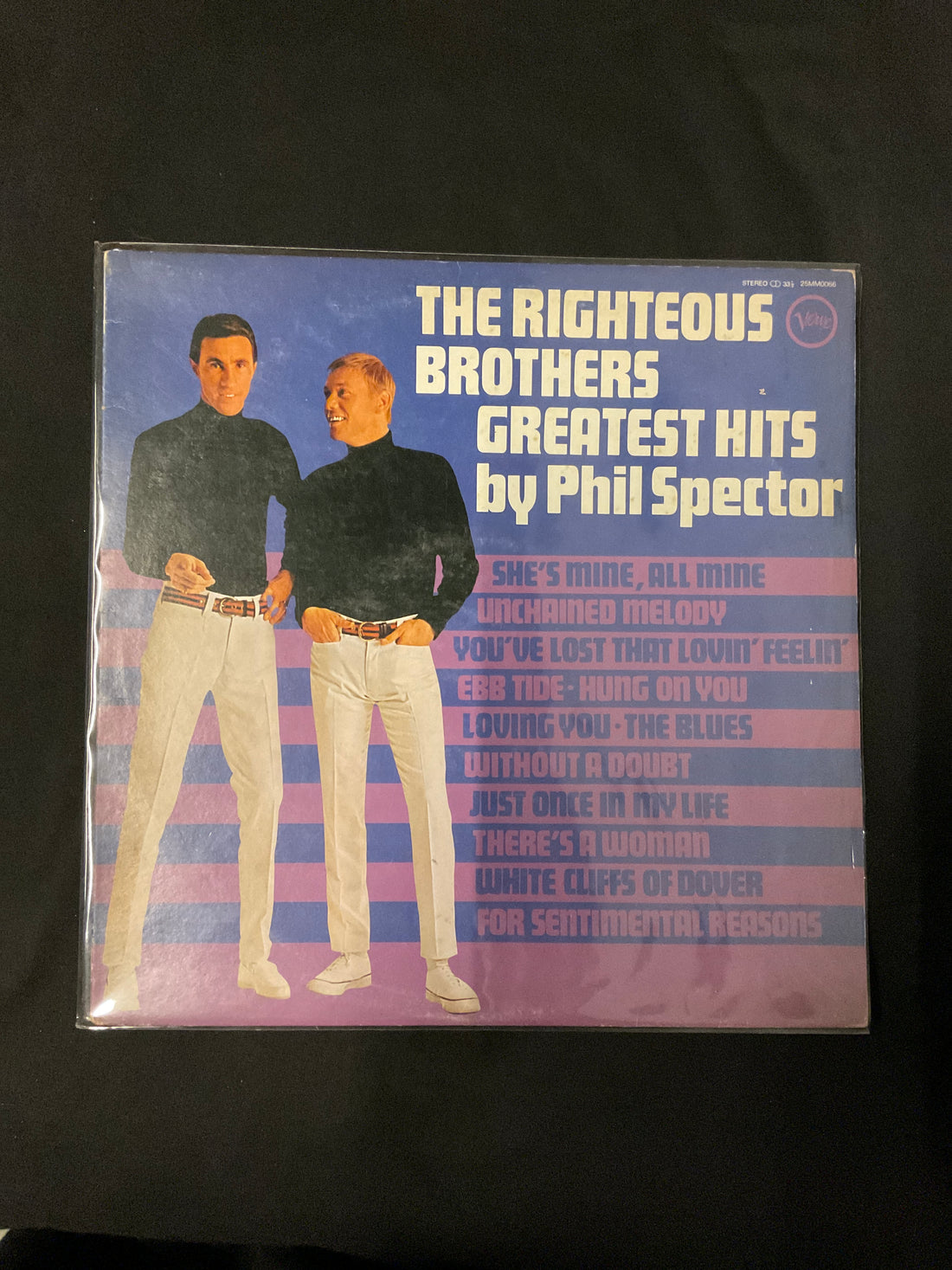 แผ่นเสียง The Righteous Brothers - Greatest Hits by Phil Spector. Vinyl VG+