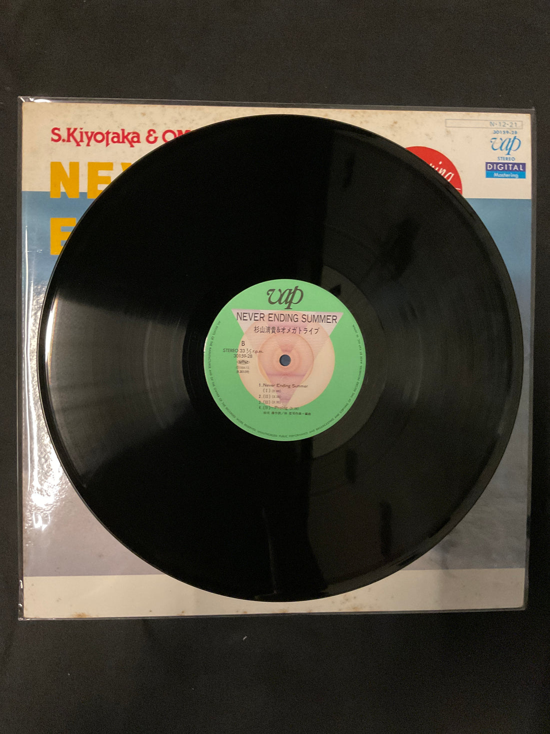 S. Kiyotaka & Omega Tribe - Never Ending Summer Vinyl VG+
