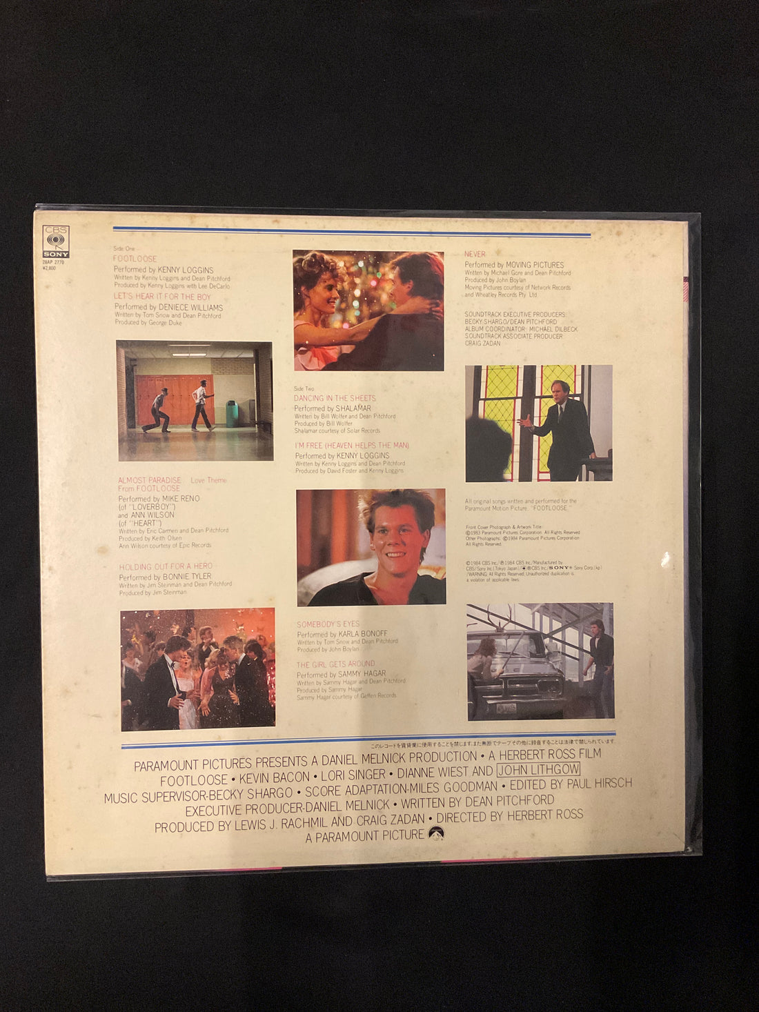 แผ่นเสียง Various - Footloose Original Motion Picture Soundtrack Vinyl VG+