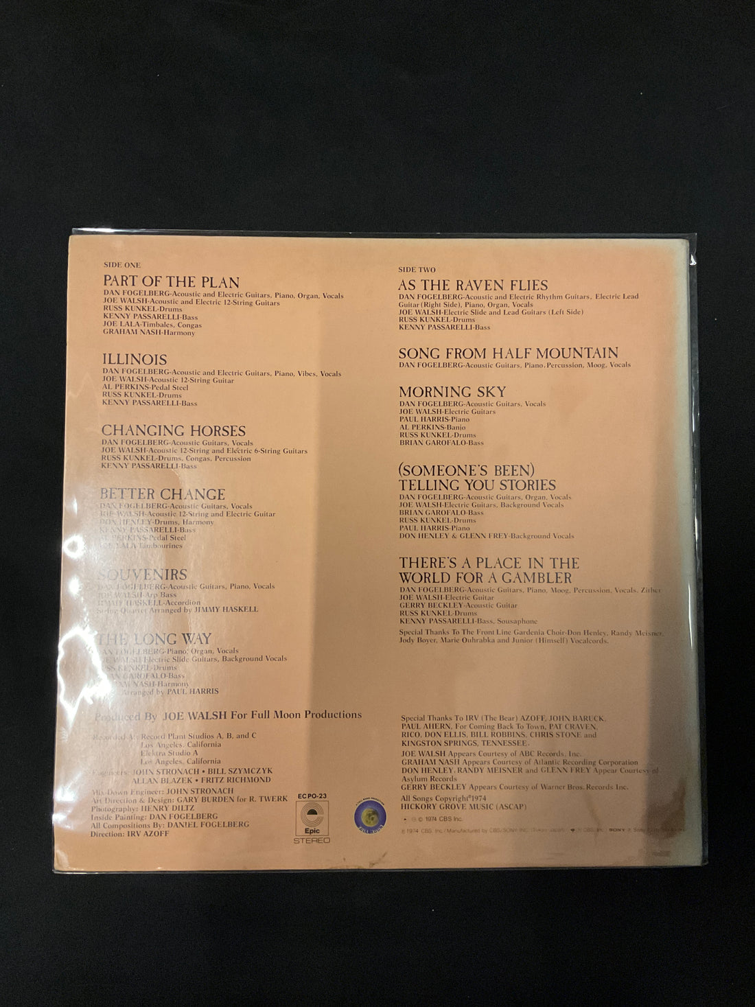 แผ่นเสียง Dan Fogelberg - Souvenirs Vinyl VG+