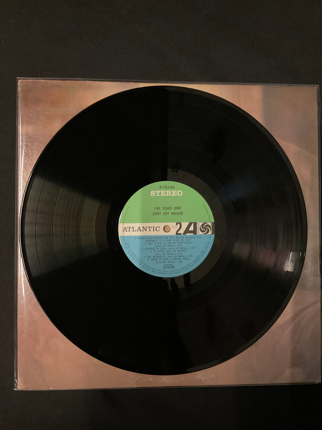 แผ่นเสียง Jerry Jeff Walker - Five Years Gone Vinyl VG+