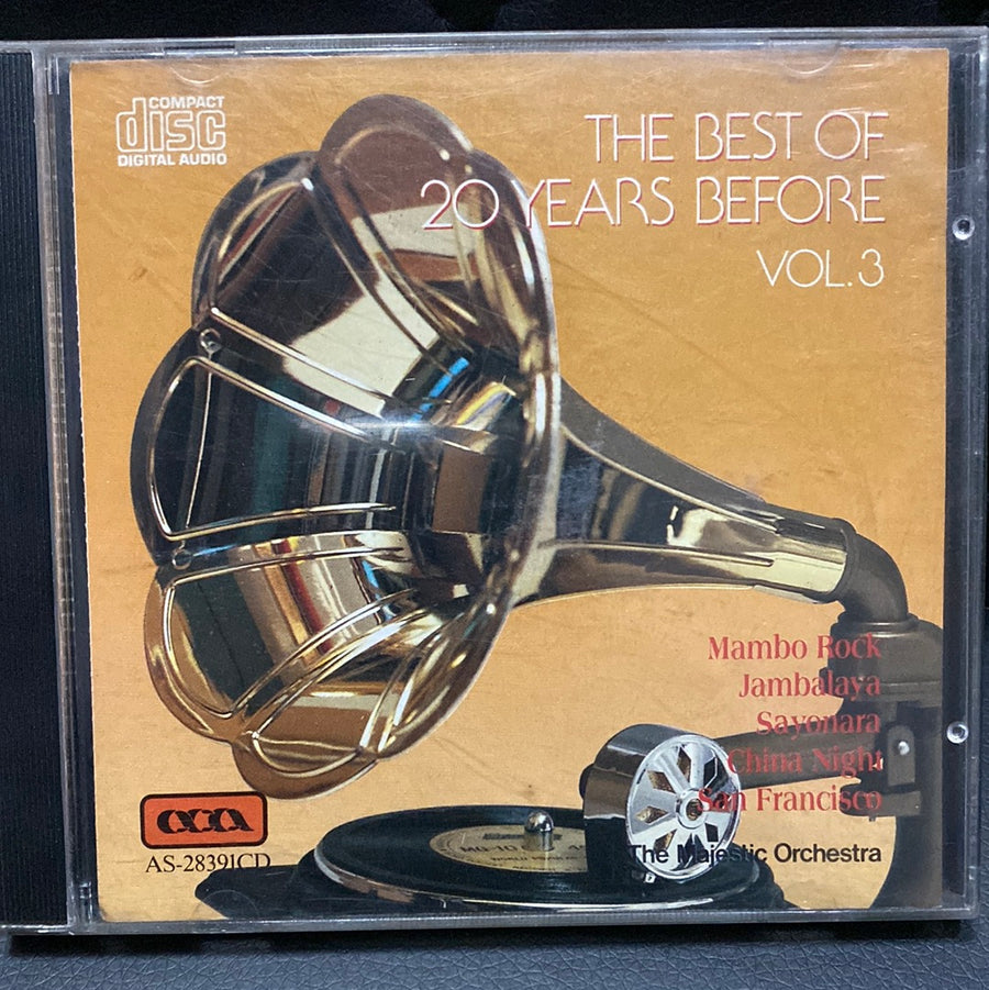 ซีดี The Majestic Orchestra, Itojo Kumano, Felix Wong, Cecilia Lau, Terrence Liu, Sandie Carpio, Ernesto Machado, Udjang - The Best Of 20 Years Before Vol.3 (CD) (VG+)