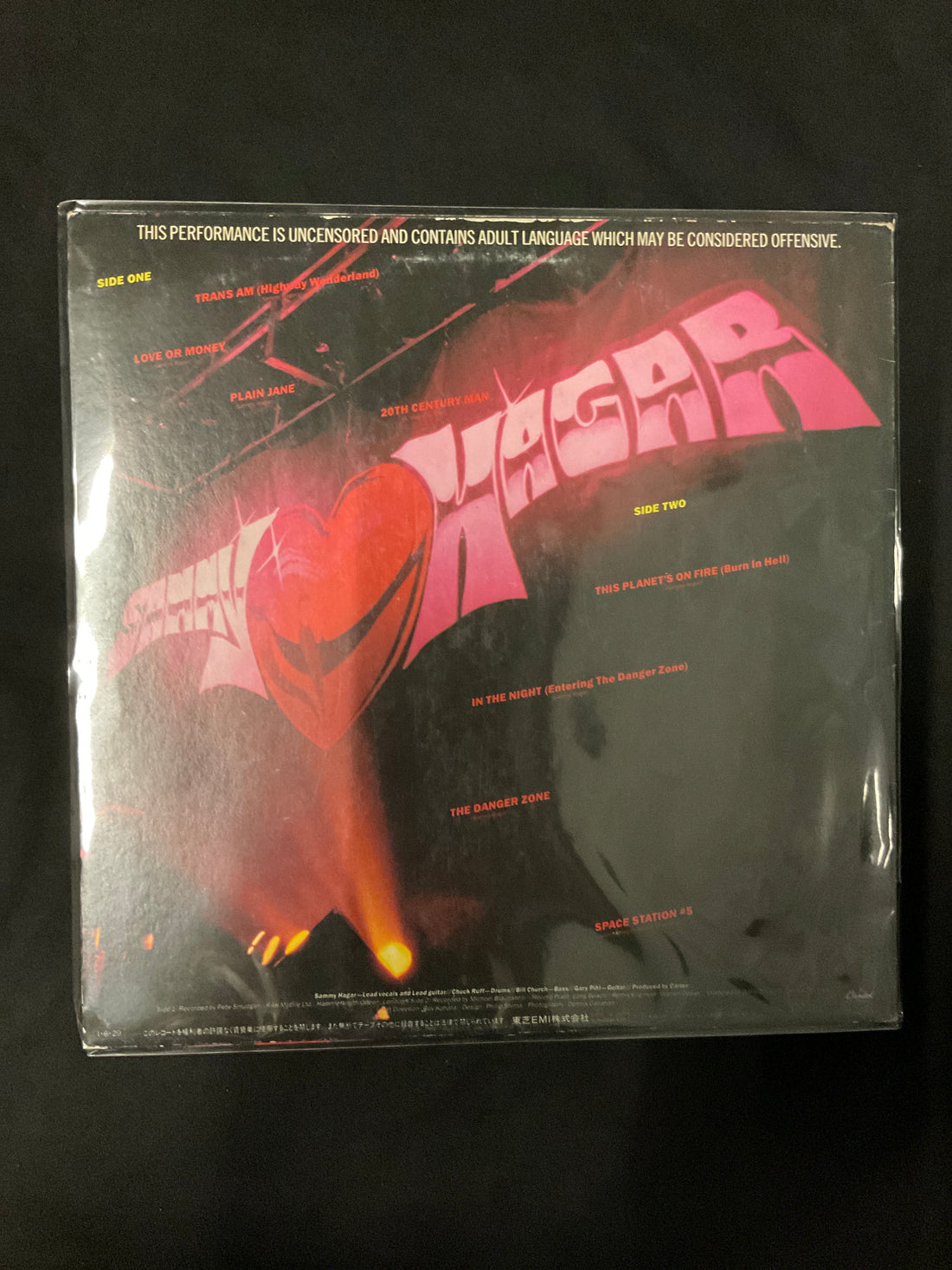 แผ่นเสียง Sammy Hagar - Live 1980 Vinyl VG+