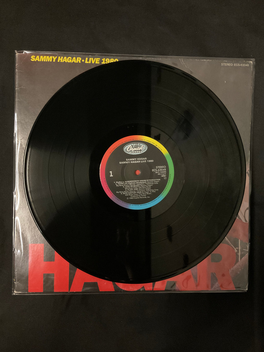 แผ่นเสียง Sammy Hagar - Live 1980 Vinyl VG+