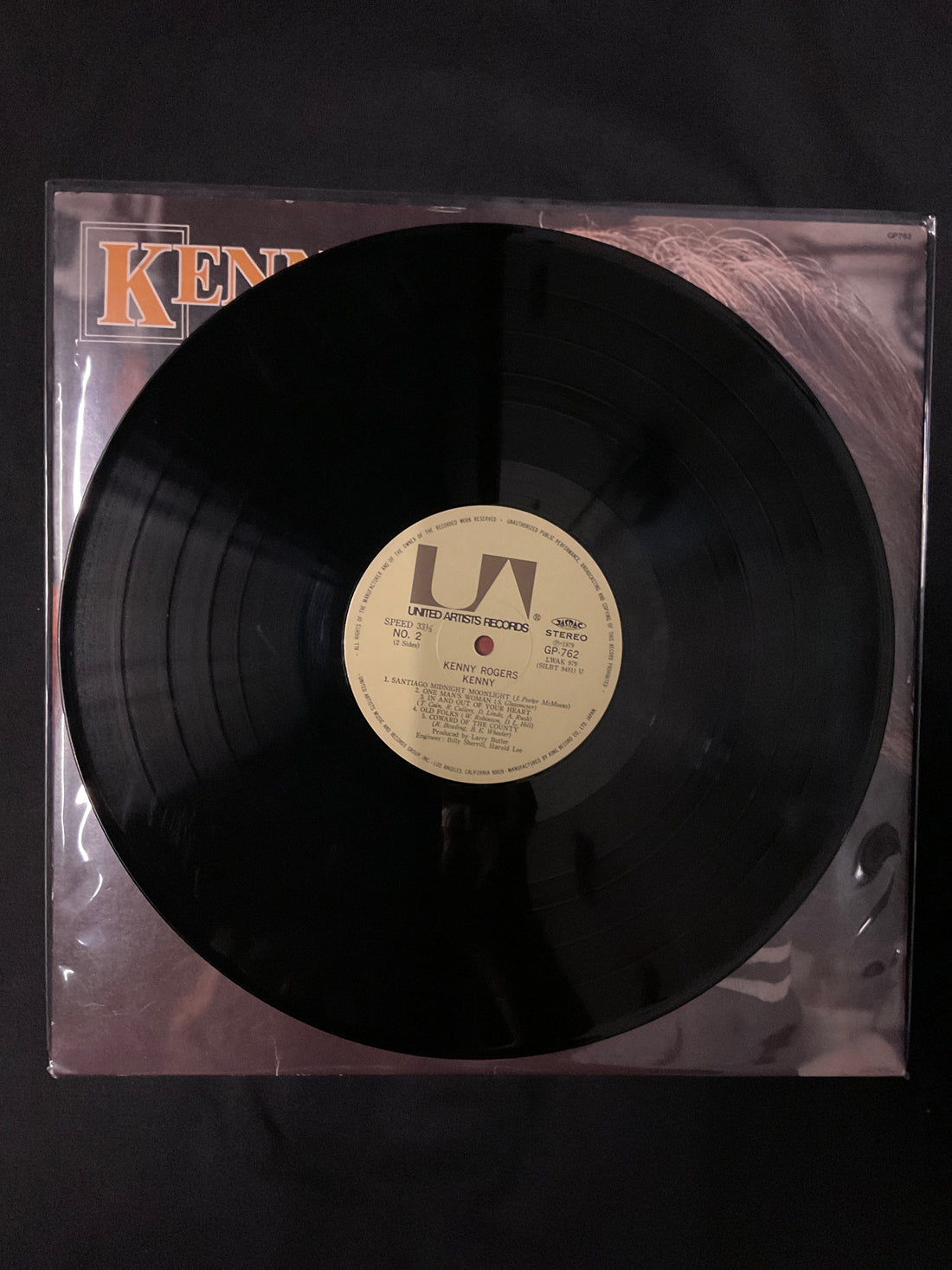 แผ่นเสียง Kenny Rogers - Kenny Vinyl VG+