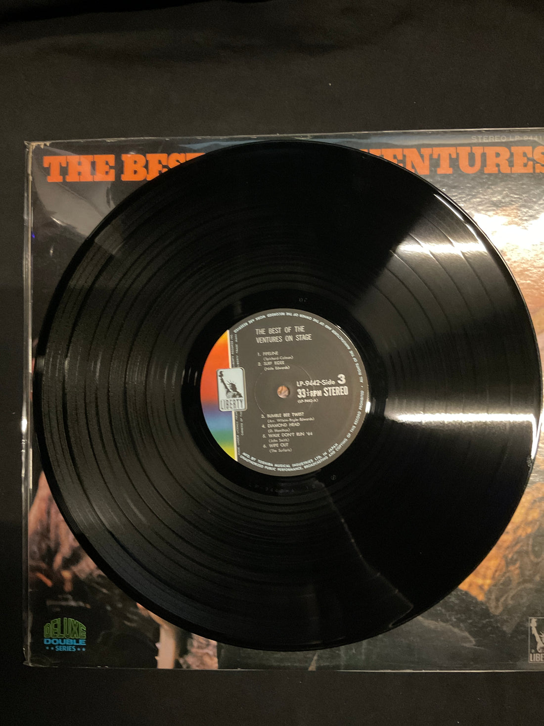 แผ่นเสียง The Ventures - The Best Of The Ventures On Stage Vinyl VG+
