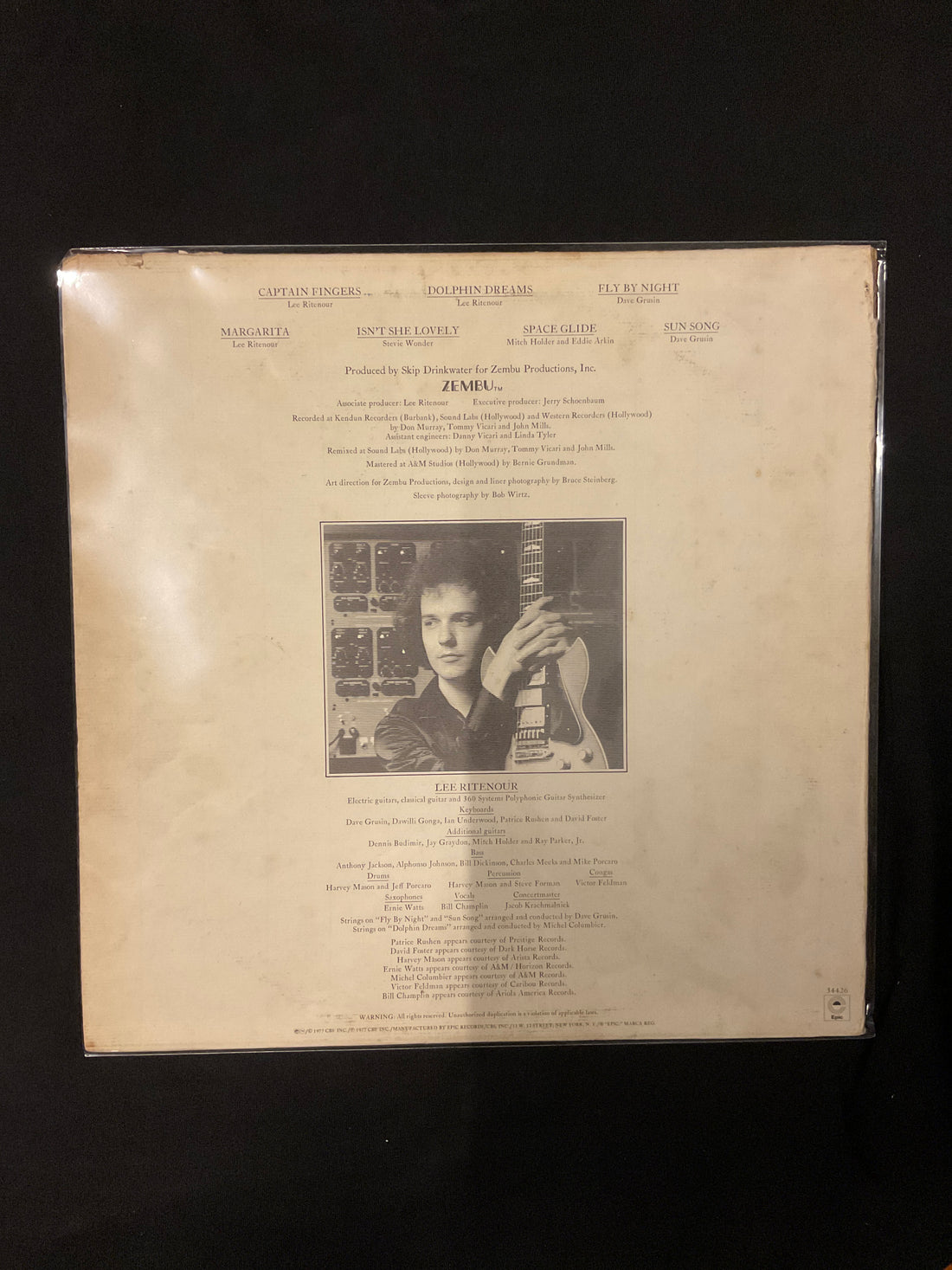 แผ่นเสียง Lee Ritenour - Captain Fingers Vinyl VG