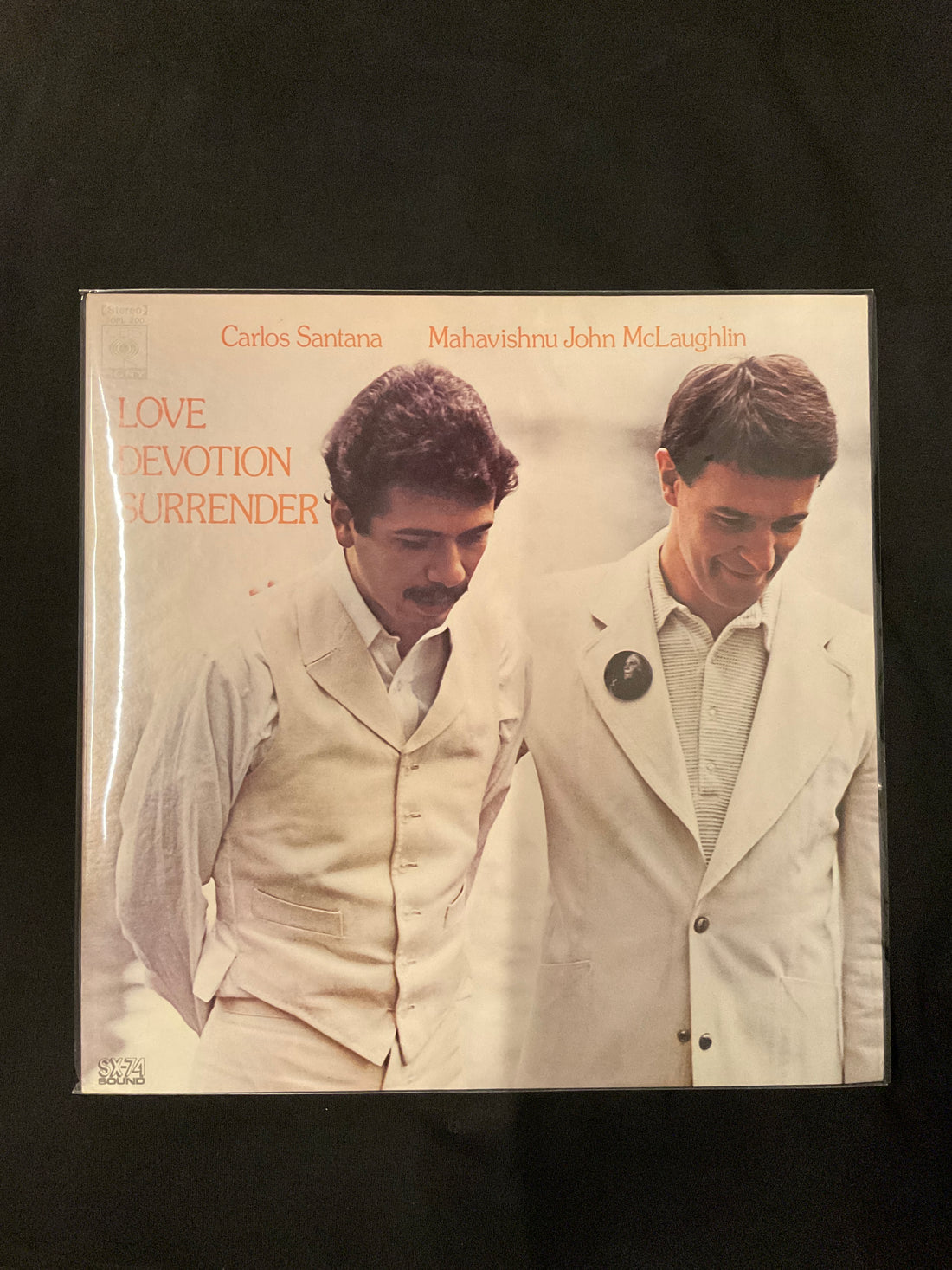 Carlos Santana, John McLaughlin - Love Devotion Surrender Vinyl VG+