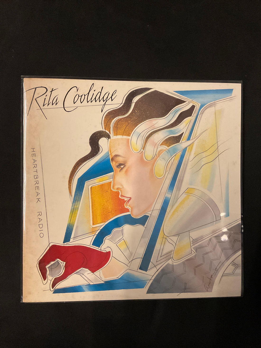 แผ่นเสียง Rita Coolidge = Rita Coolidge - Heartbreak Radio = ハートブレイク・ラジオ Vinyl VG+