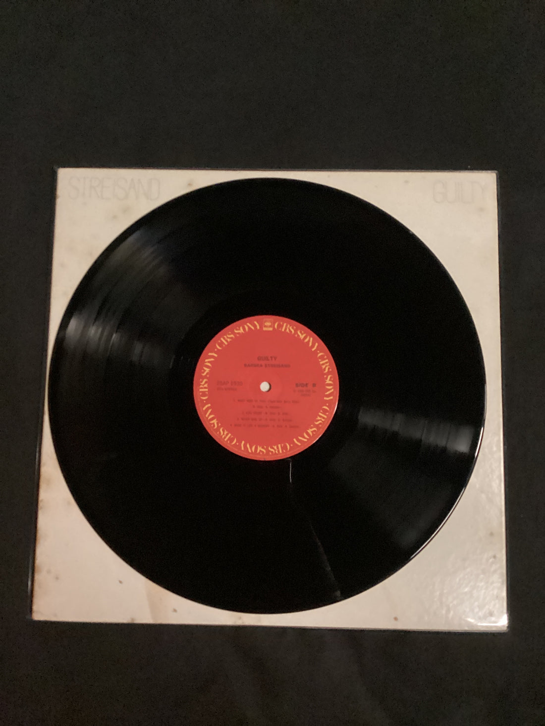 แผ่นเสียง Barbra Streisand - Guilty Vinyl VG+