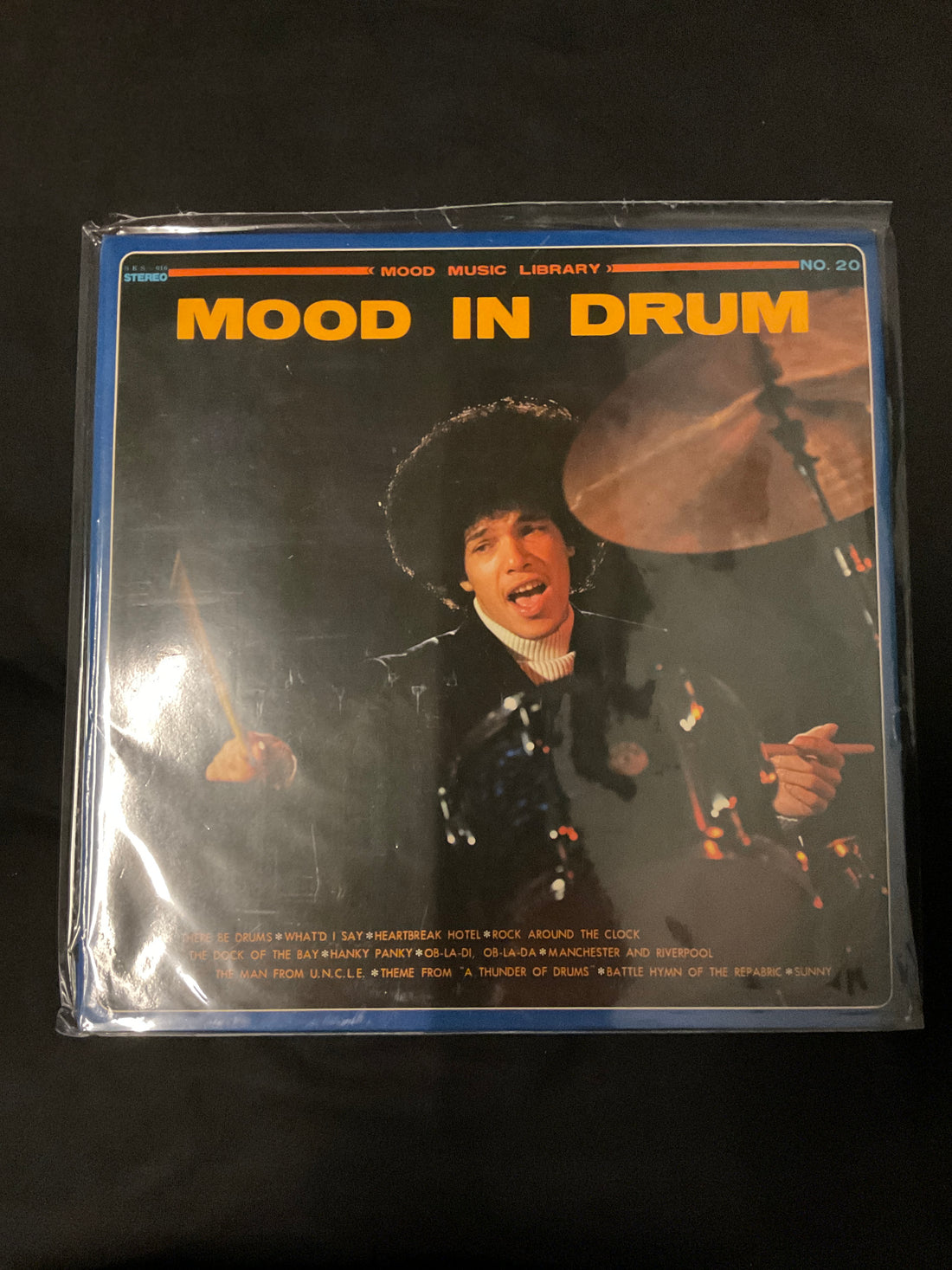 แผ่นเสียง Johnny Young And Midnight Sun Pops Orchestra - Mood In Drum Vinyl VG+ แผ่นสี