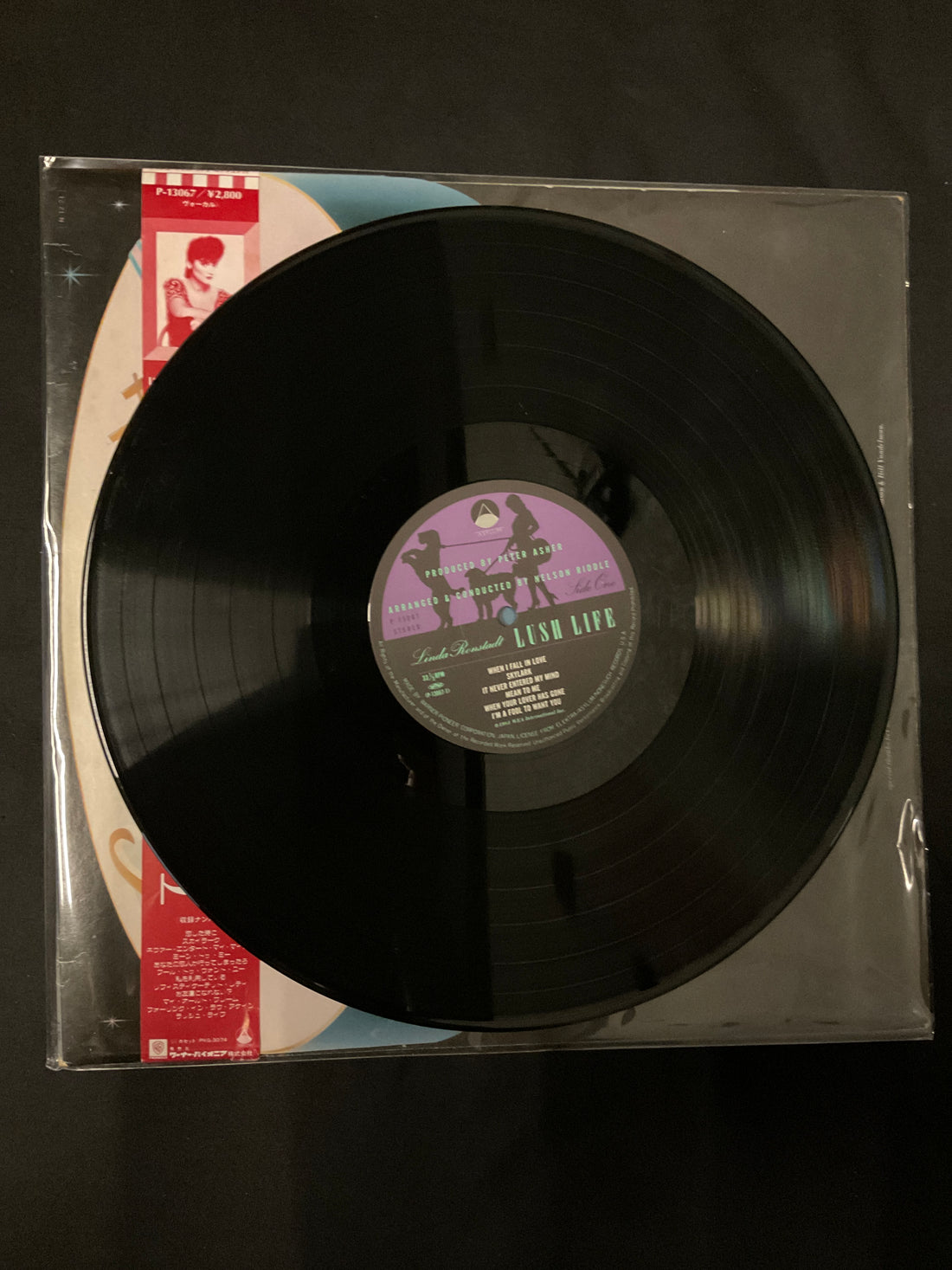 แผ่นเสียง Linda Ronstadt With Nelson Riddle And His Orchestra - Lush Life Vinyl VG+