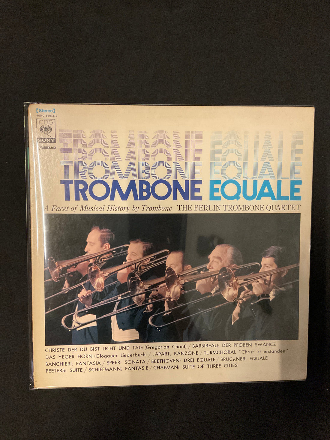 แผ่นเสียง Berlin Trombone Quartet - Trombone "Equale" - A Facet Of Musical History By Trombone Vinyl VG+