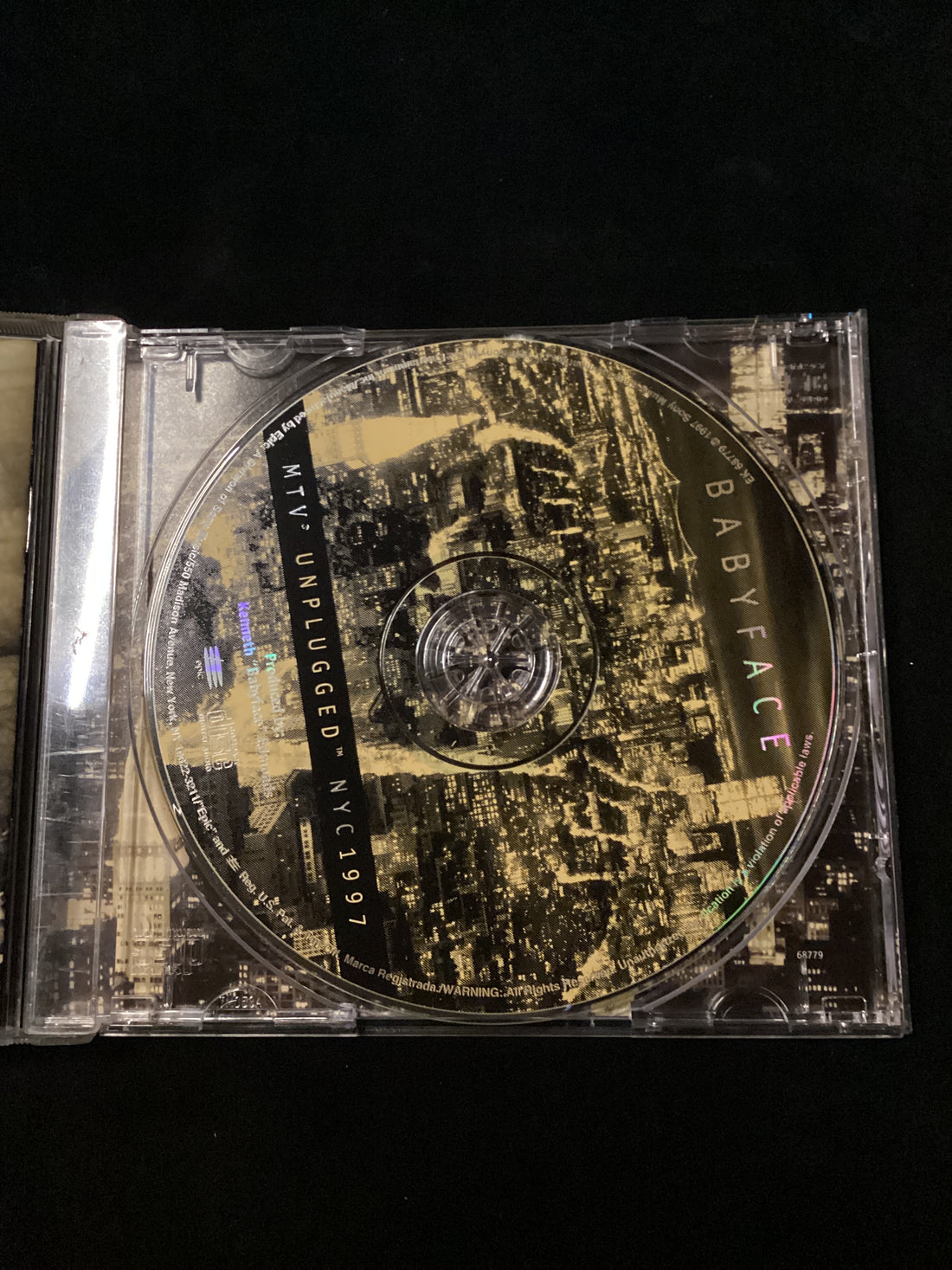 ซีดี Babyface - MTV Unplugged NYC 1997 CD VG+