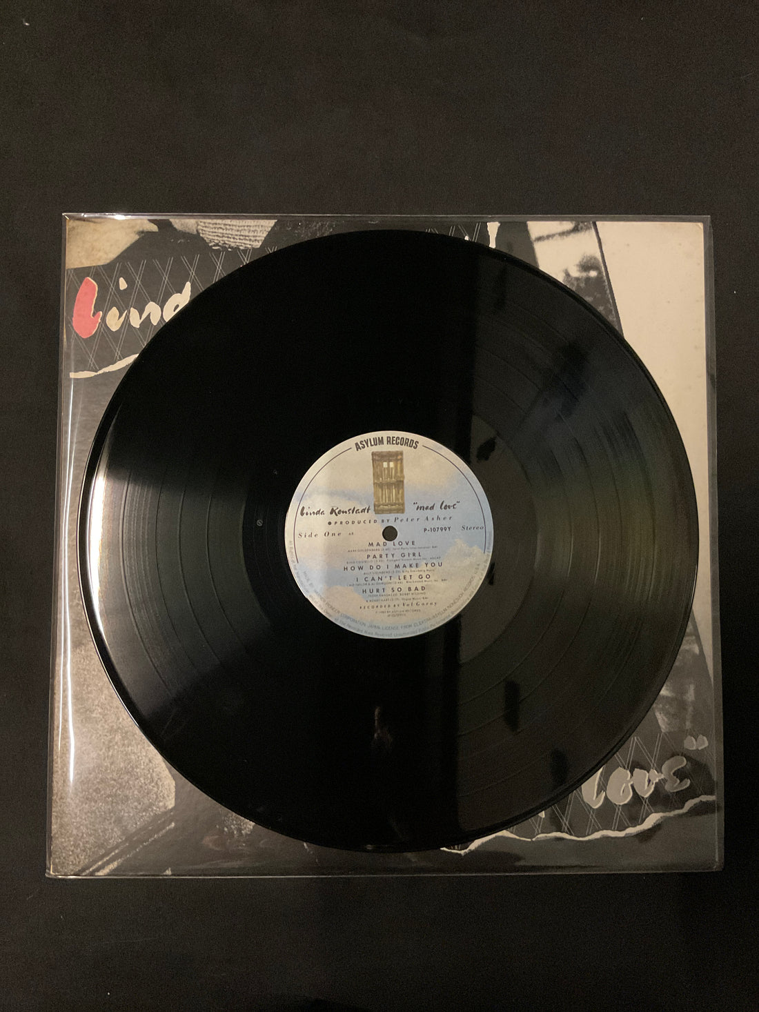 แผ่นเสียง Linda Ronstadt - Mad Love Vinyl VG+
