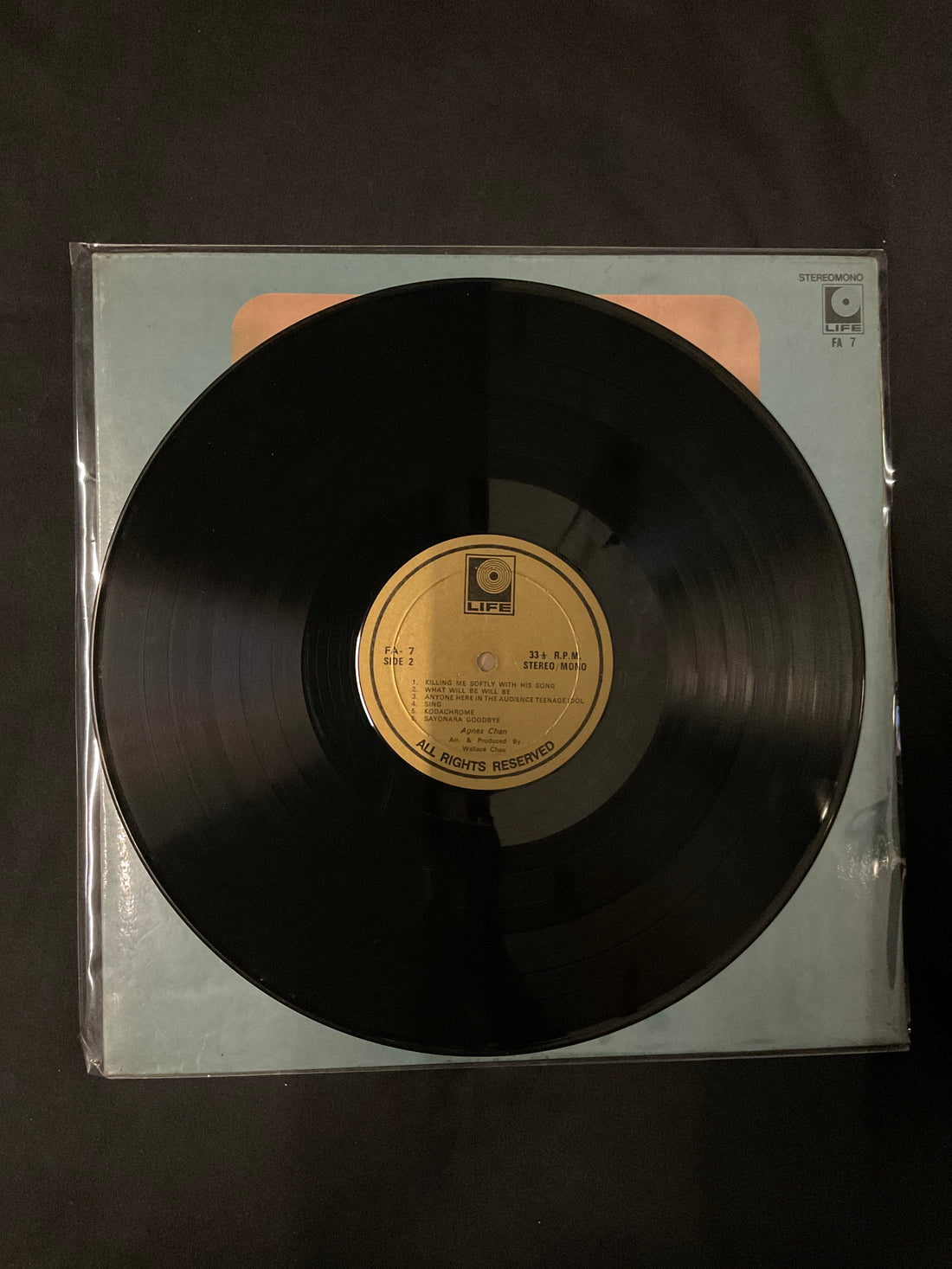 แผ่นเสียง Agnes Chan - With Love From Agnes Vinyl VG+
