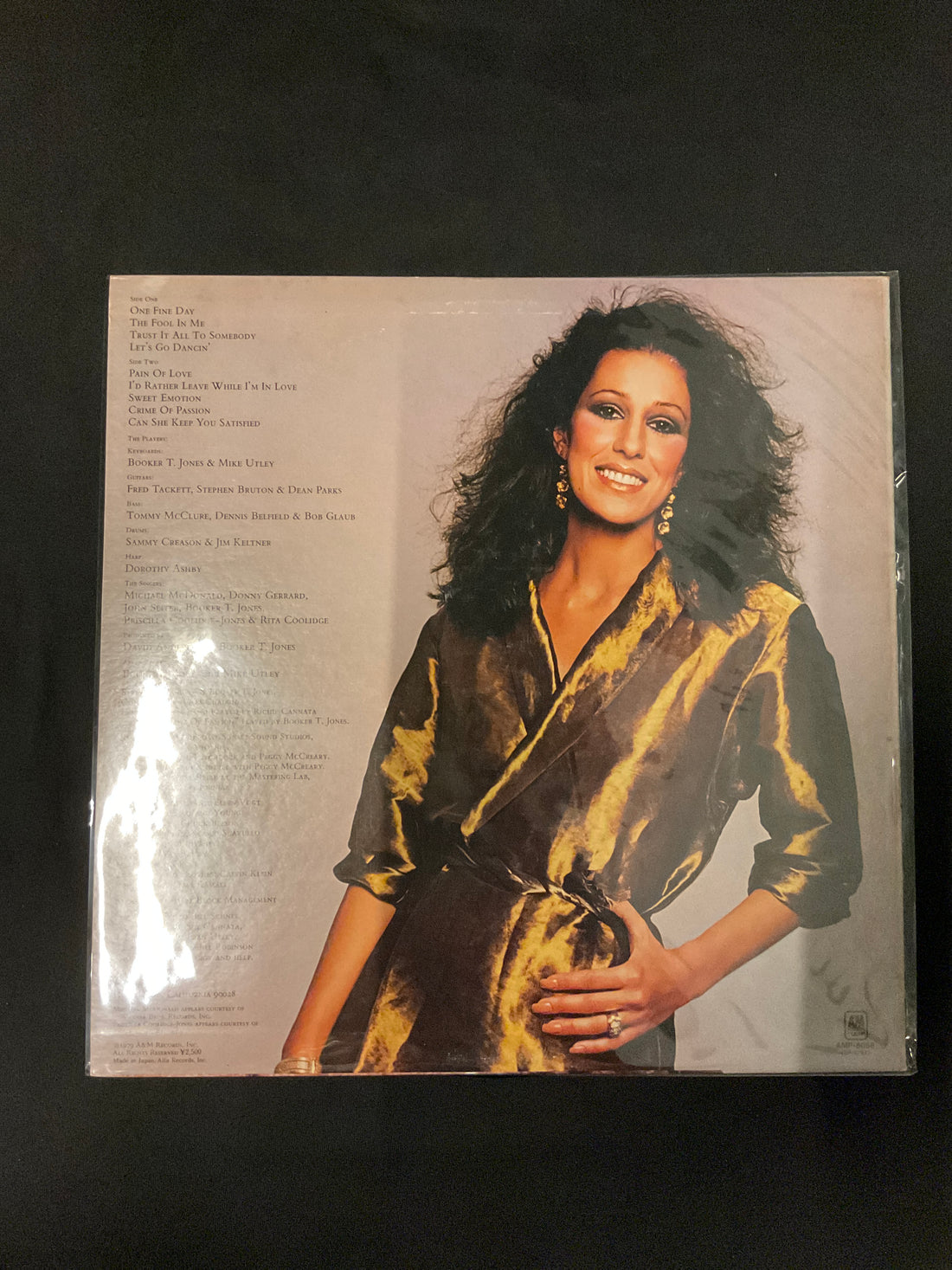 แผ่นเสียง Rita Coolidge - Satisfied Vinyl VG+