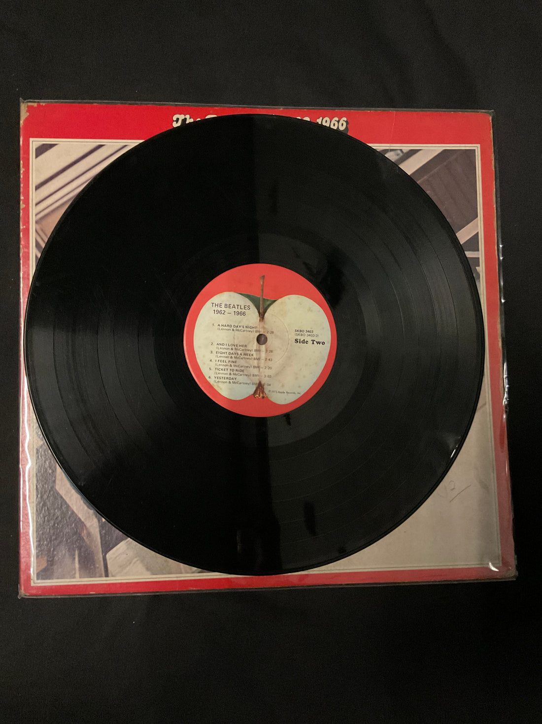 แผ่นเสียง The Beatles - 1962-1966 Vinyl VG+ 2LPs