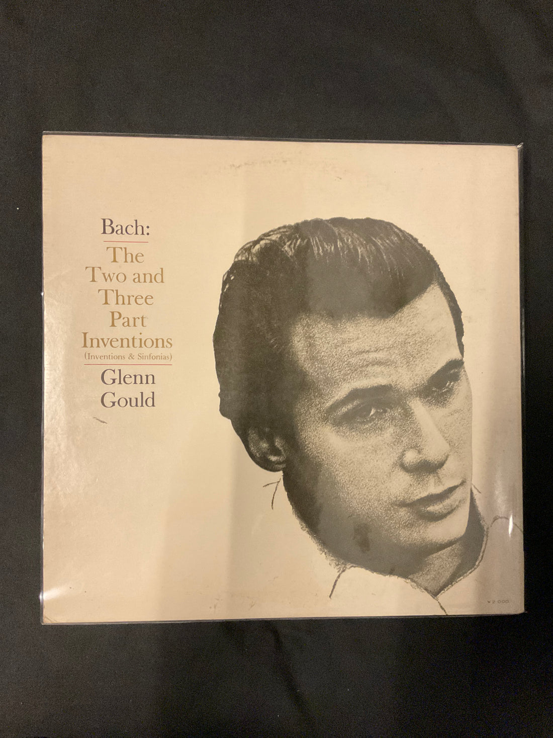 แผ่นเสียง Glenn Gould / Johann Sebastian Bach - The Two And Three Part Inventions Inventions And Sinfonias Vinyl VG+