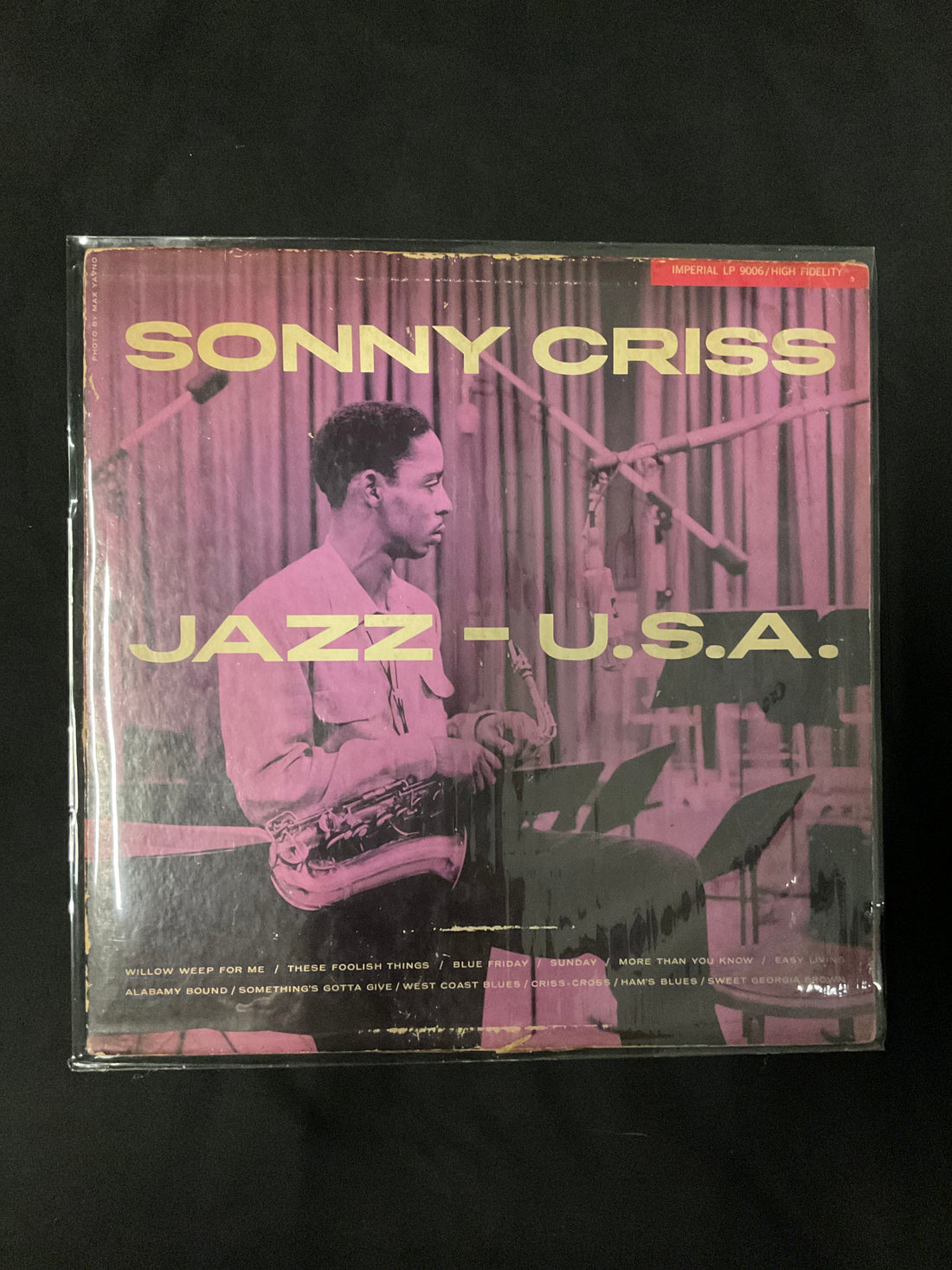แผ่นเสียง Sonny Criss - Jazz - U.S.A. Vinyl VG+