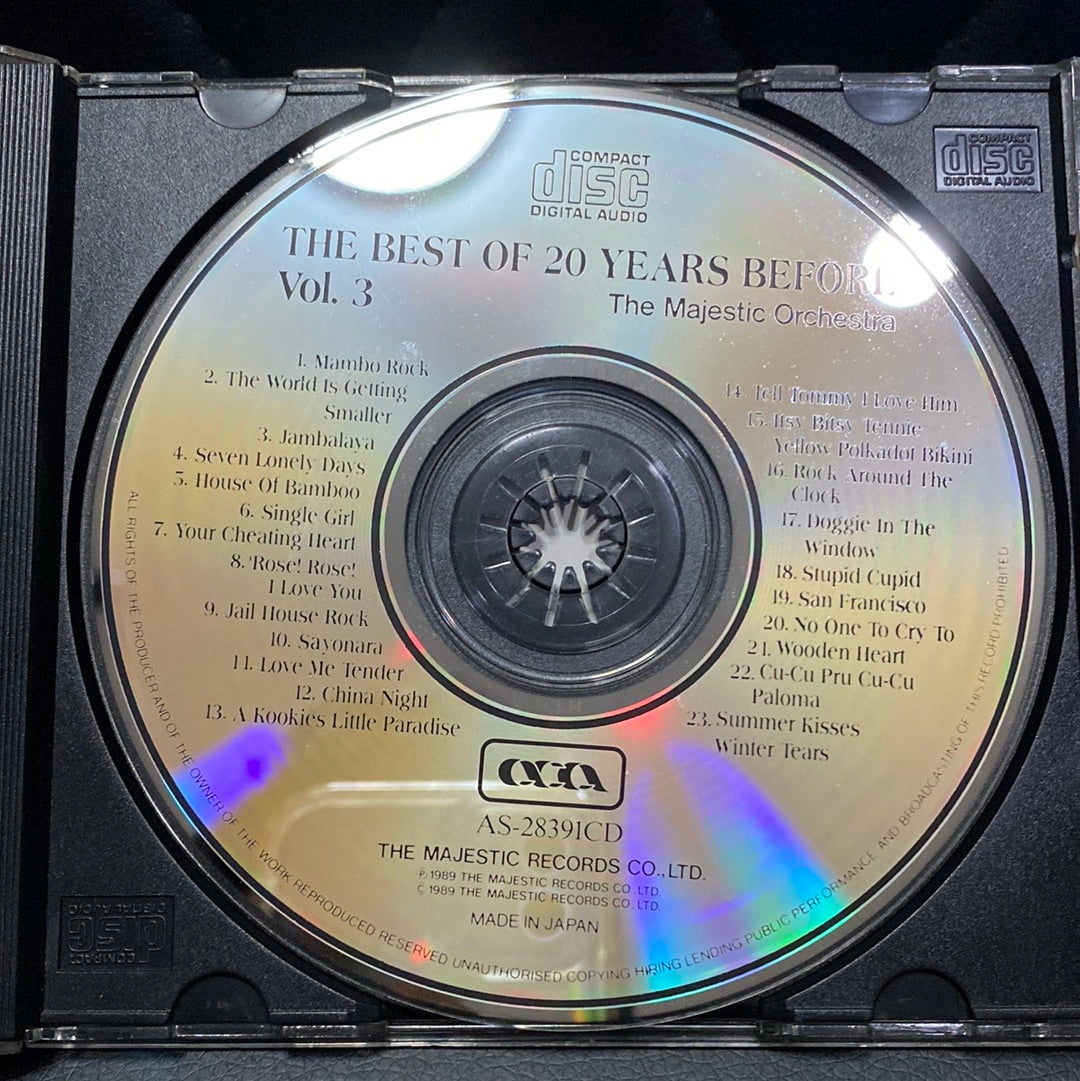 ซีดี The Majestic Orchestra, Itojo Kumano, Felix Wong, Cecilia Lau, Terrence Liu, Sandie Carpio, Ernesto Machado, Udjang - The Best Of 20 Years Before Vol.3 (CD) (VG+)