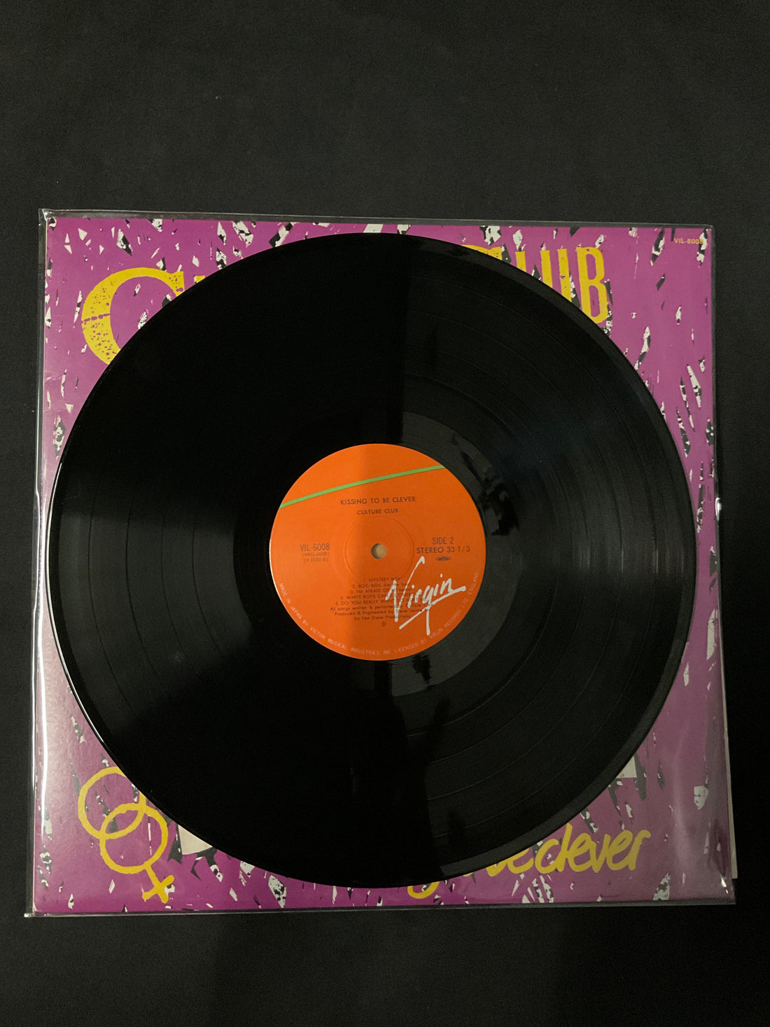 แผ่นเสียง Culture Club = Culture Club - Kissing To Be Clever = ミステリー・ボーイ Vinyl VG+