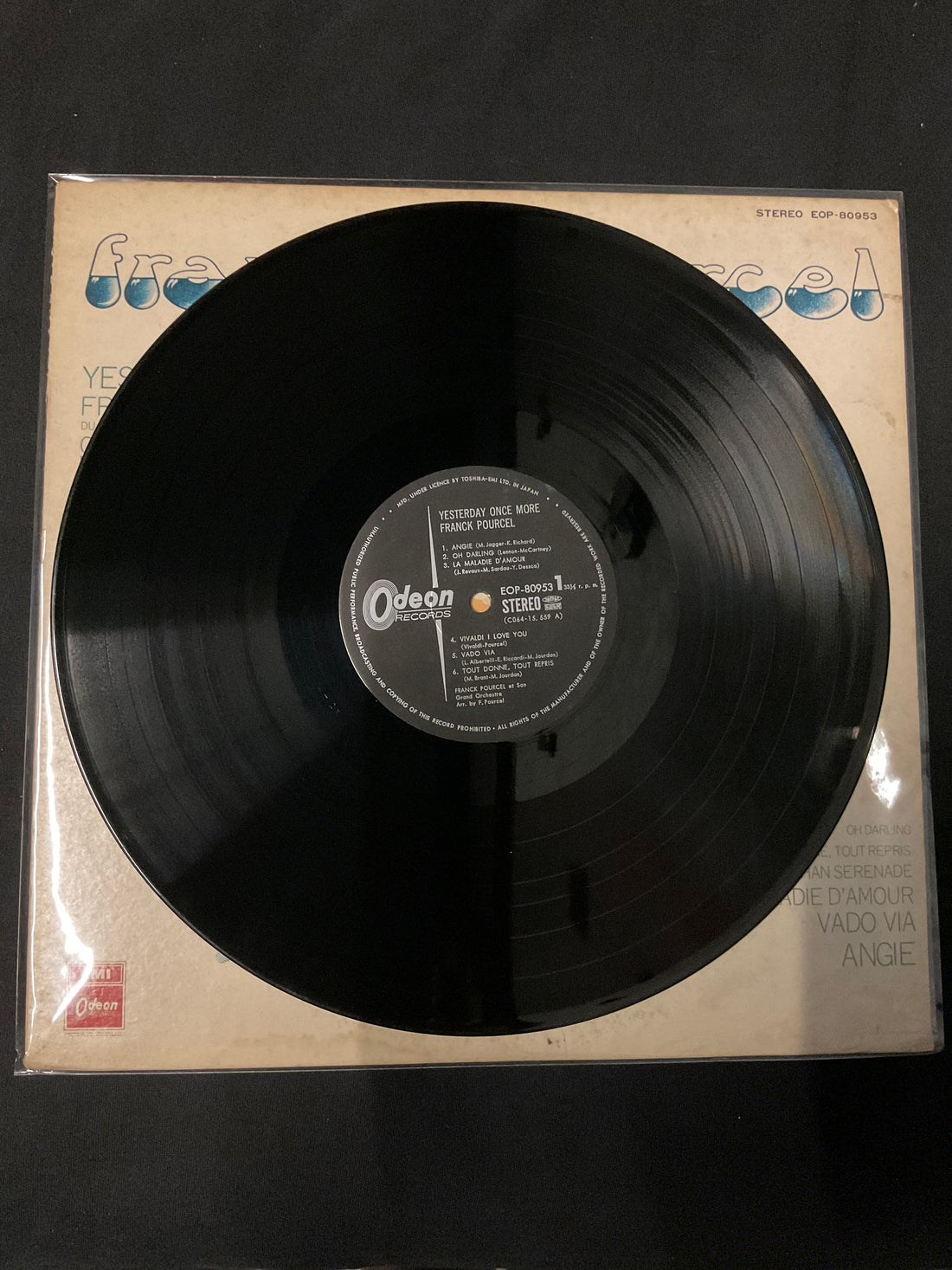 Franck Pourcel - Yesterday Once More Vinyl VG+