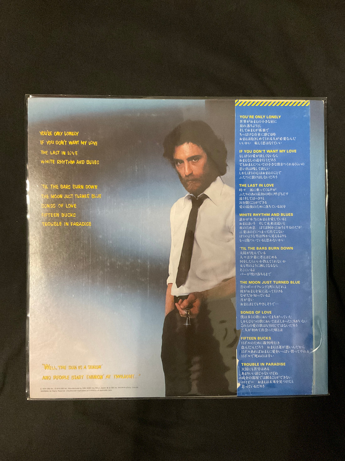 แผ่นเสียง John David Souther - You're Only Lonely Vinyl VG+