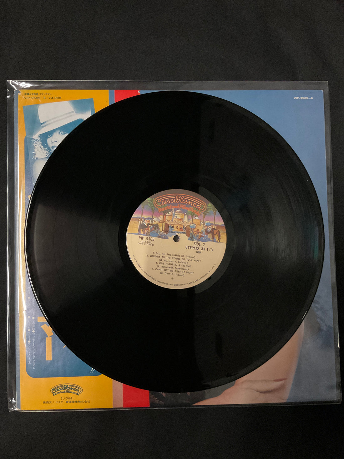 แผ่นเสียง Donna Summer = Donna Summer - Bad Girls = 華麗なる誘惑 Vinyl VG+ 2LPs