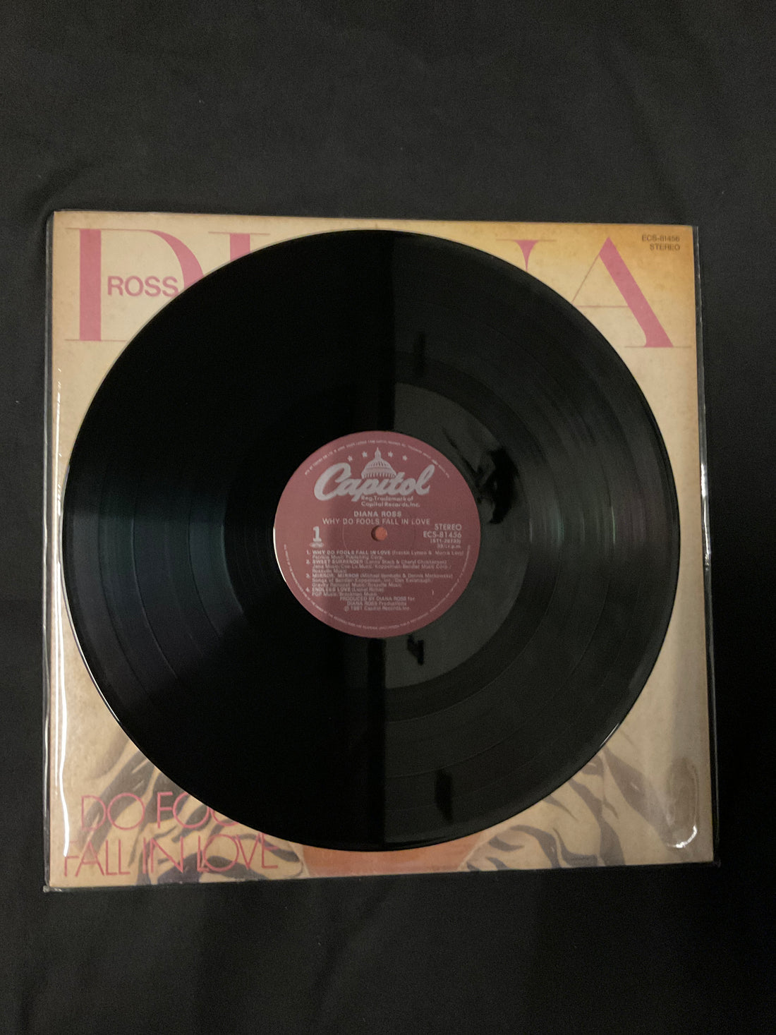 แผ่นเสียง Diana Ross - Why Do Fools Fall In Love = ファースト・レディ Vinyl VG+