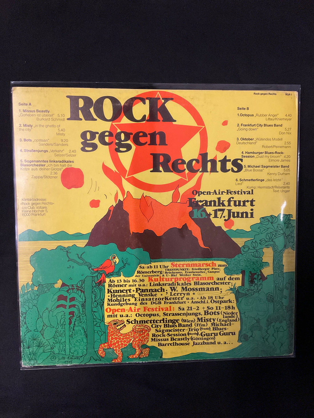 Various - Rock Gegen Rechts Vinyl VG+