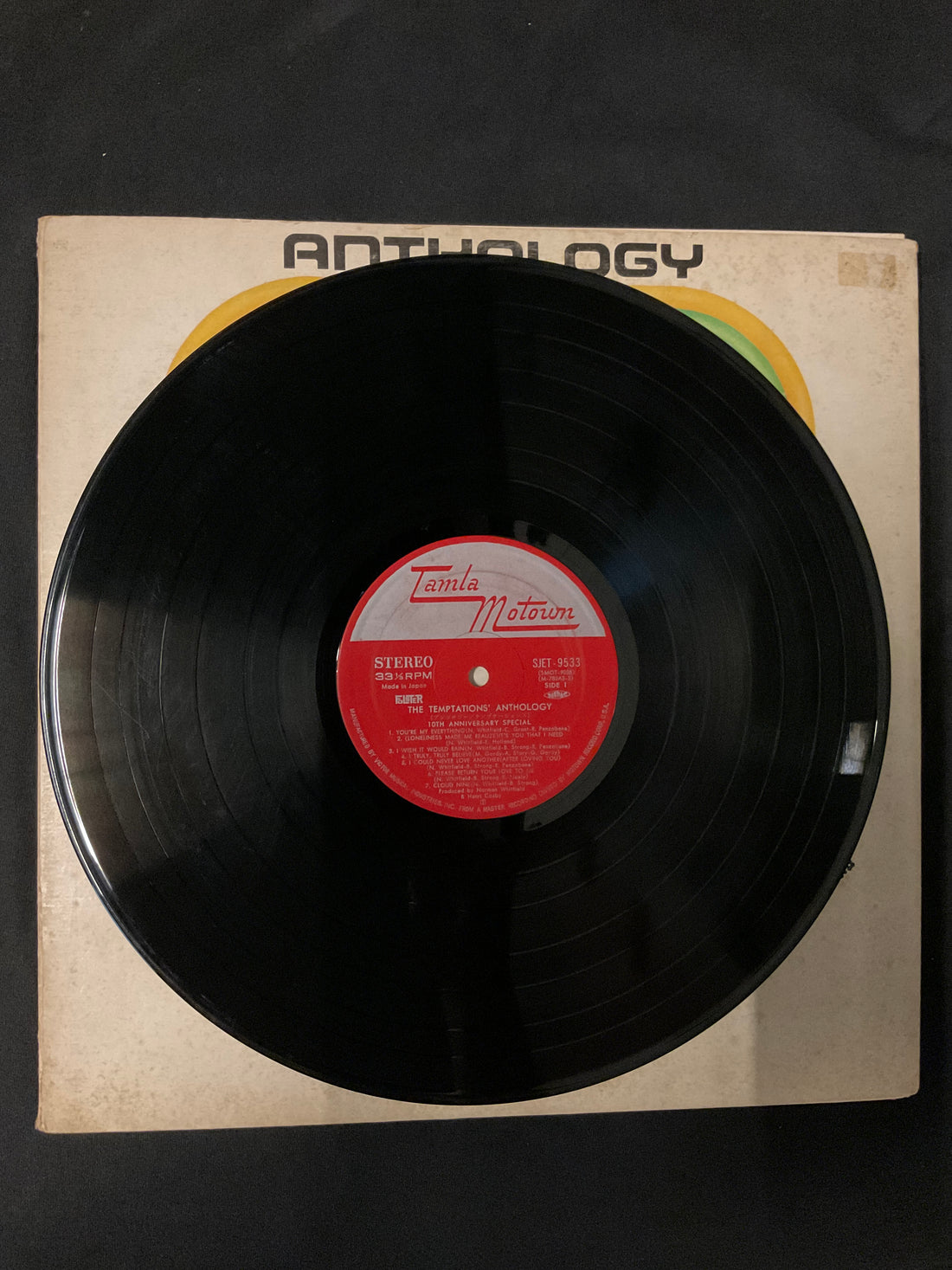 The Temptations - Anthology Vinyl VG+ 3LPs