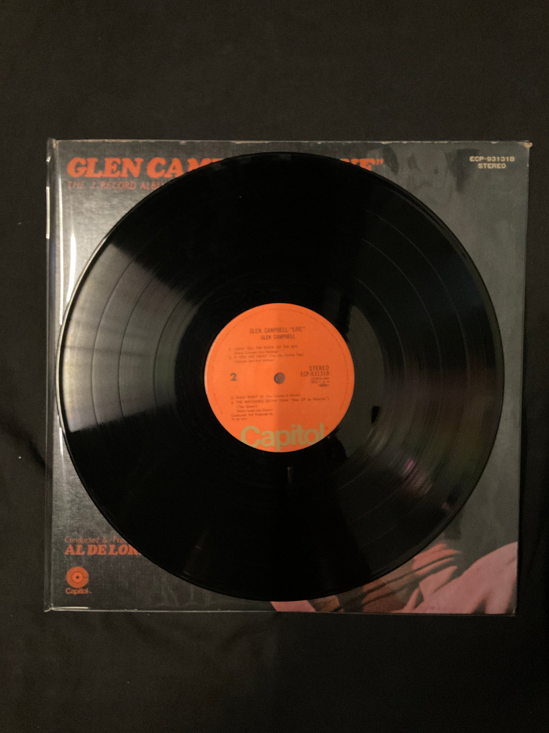 แผ่นเสียง Glen Campbell - Live Vinyl VG+