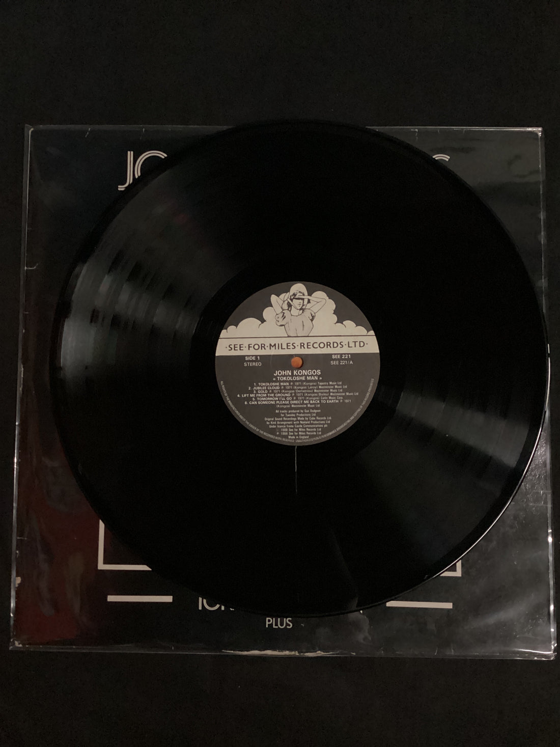 แผ่นเสียง John Kongos - Tokoloshe Man Vinyl VG+