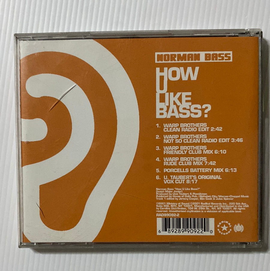 ซีดี Norman Bass - How U Like Bass? (CD) (VG+)