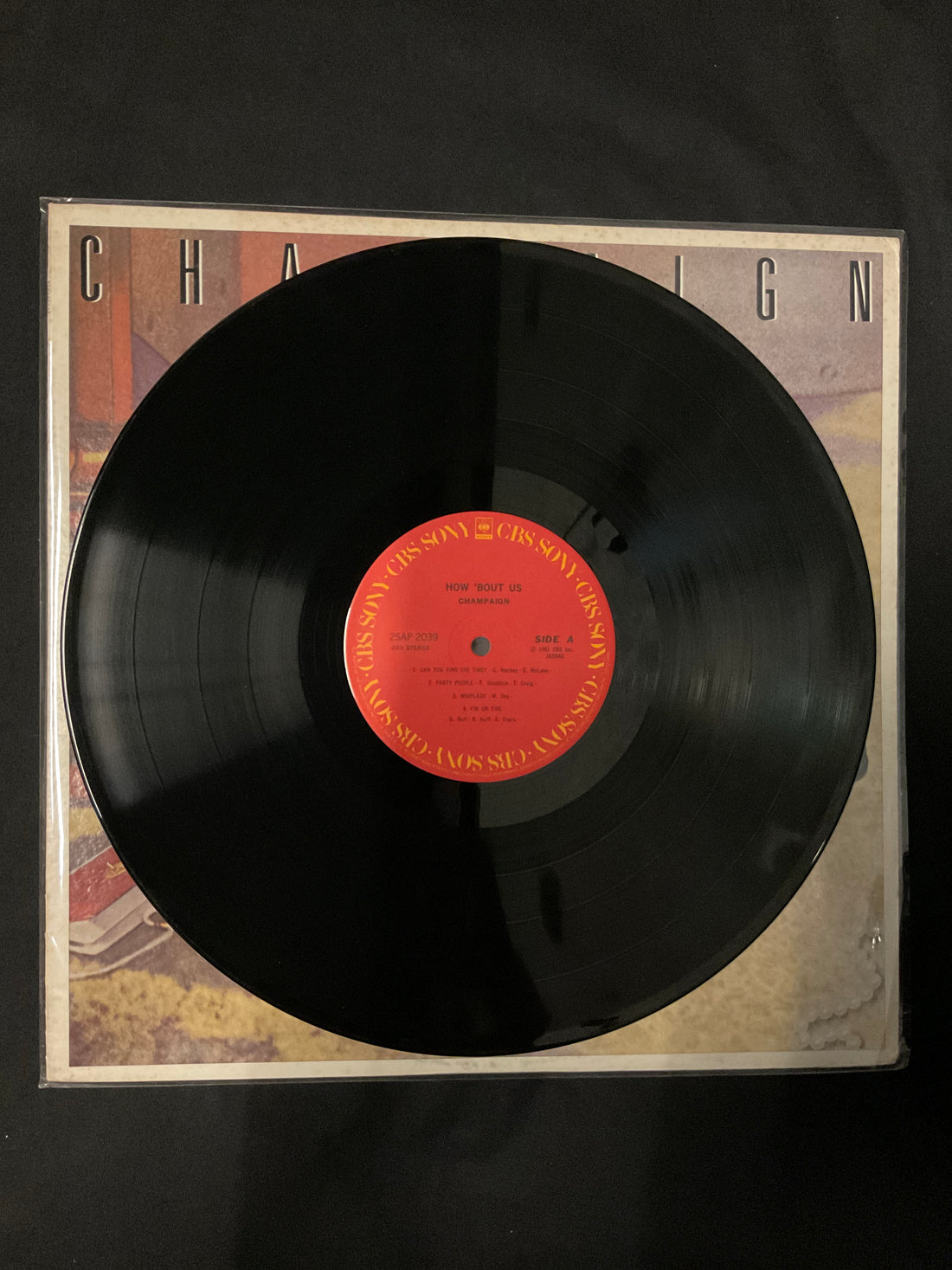 แผ่นเสียง Champaign - How 'Bout Us Vinyl VG+
