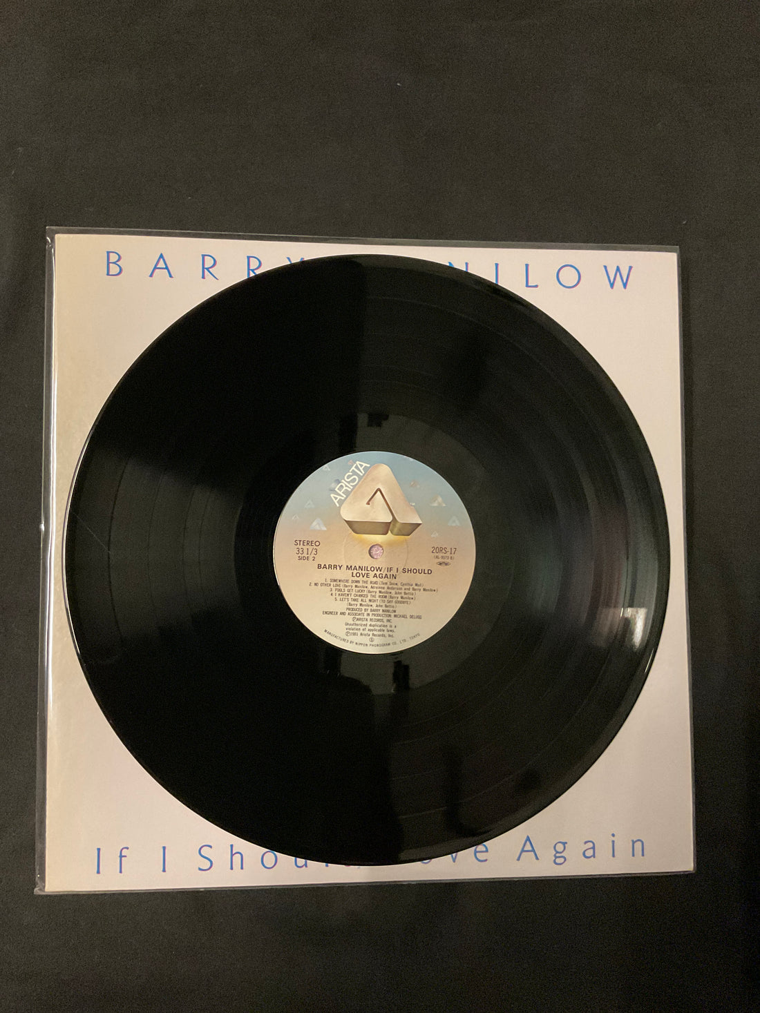 แผ่นเสียง Barry Manilow - If I Should Love Again Vinyl VG+