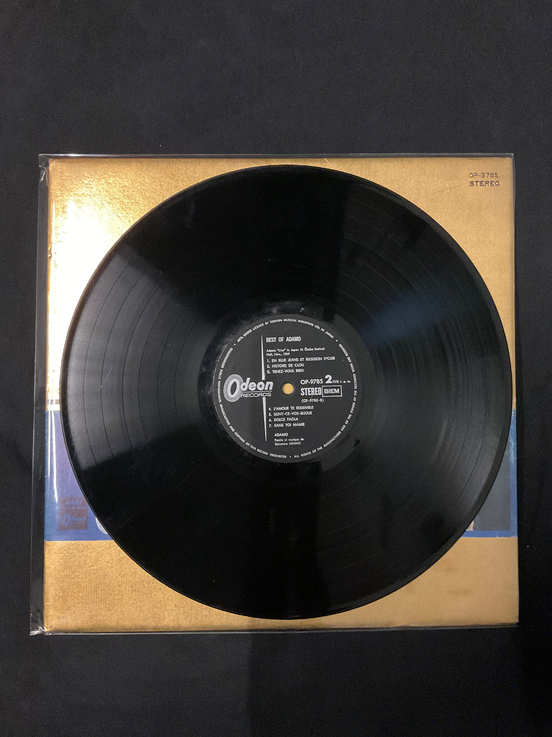 แผ่นเสียง Adamo - Best Of Adamo Vinyl VG+