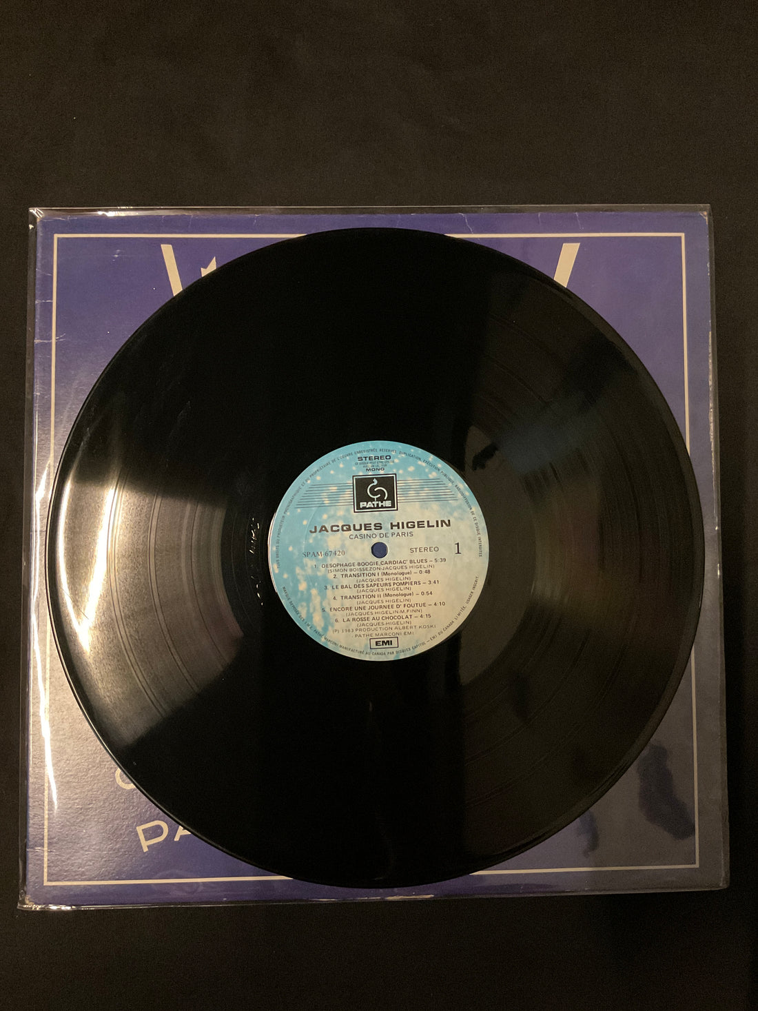 แผ่นเสียง Jacques Higelin - Casino De Paris Vinyl VG+