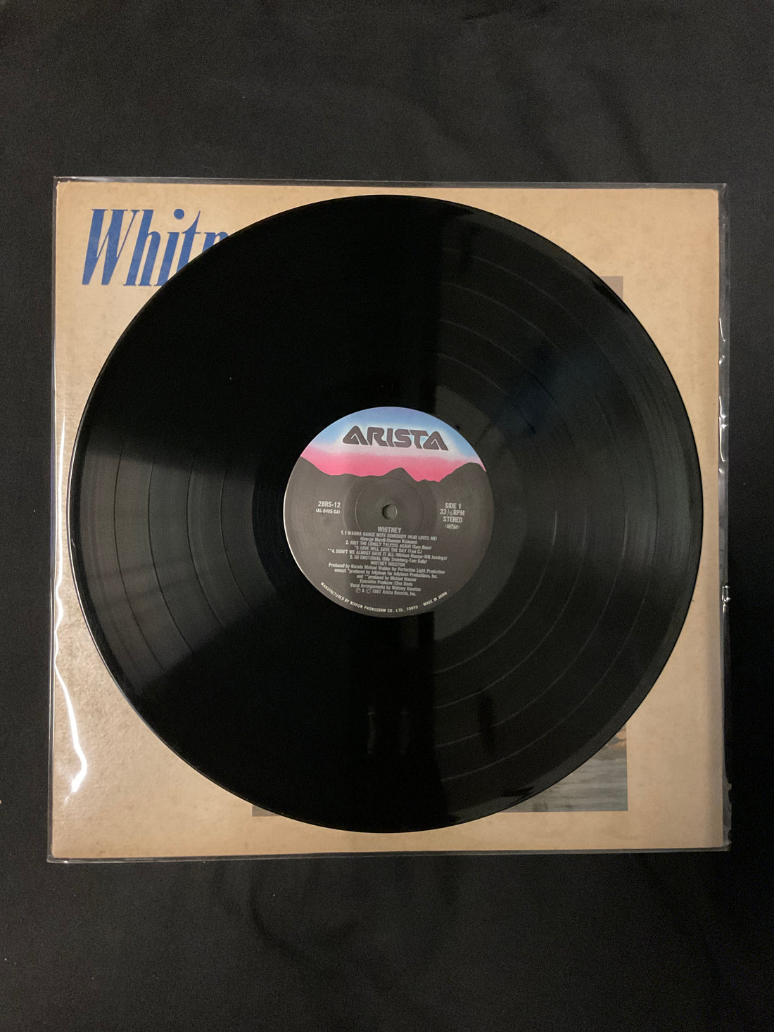 แผ่นเสียง Whitney Houston - Whitney Houston = そよ風の贈りもの Vinyl VG+