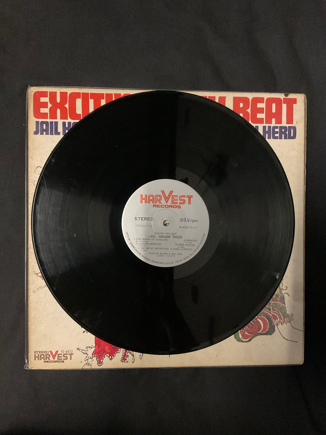 แผ่นเสียง Toshiyuki Miyama & The New Herd - Exciting Rock Beat - Jail House Rock Vinyl VG+