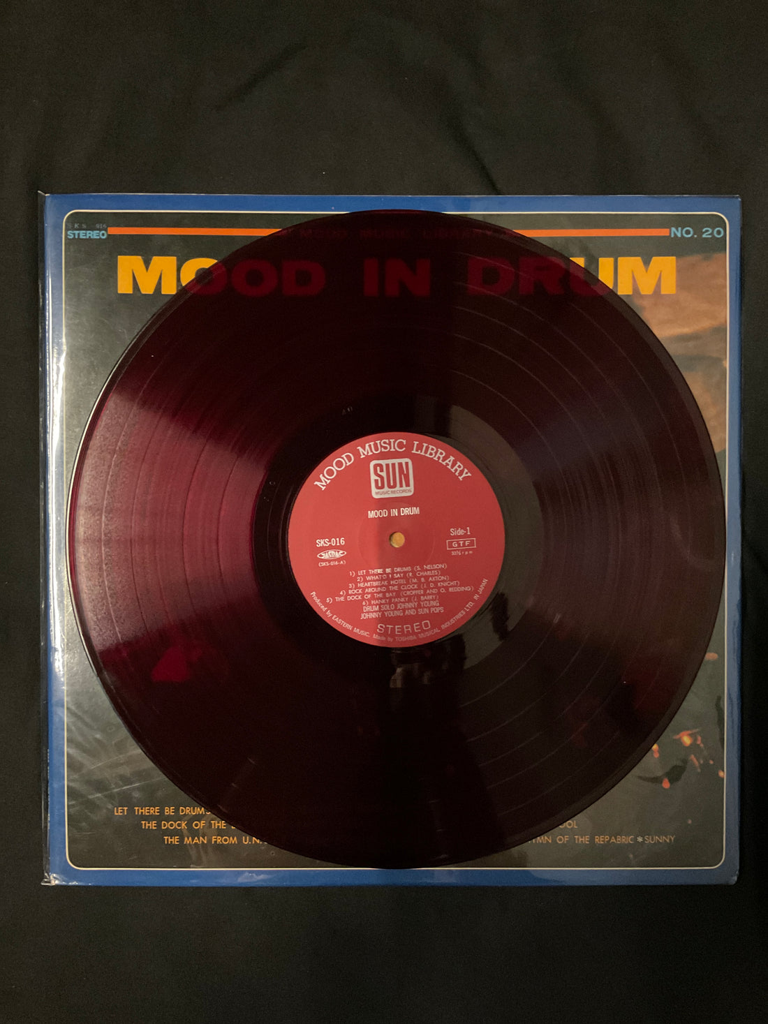 แผ่นเสียง Johnny Young And Midnight Sun Pops Orchestra - Mood In Drum Vinyl VG+
