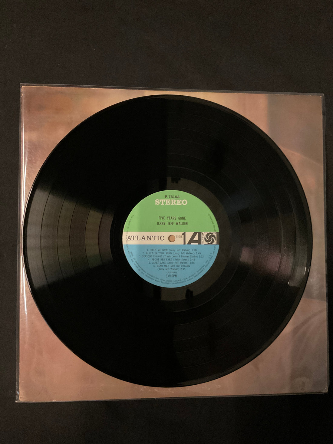 แผ่นเสียง Jerry Jeff Walker - Five Years Gone Vinyl VG+
