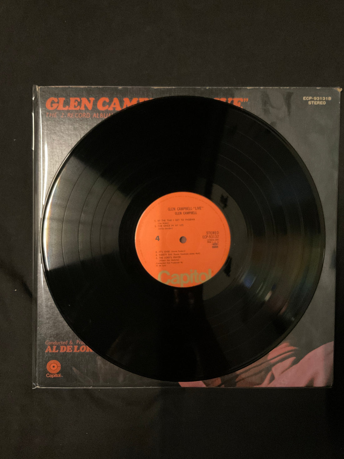 แผ่นเสียง Glen Campbell - Live Vinyl VG+
