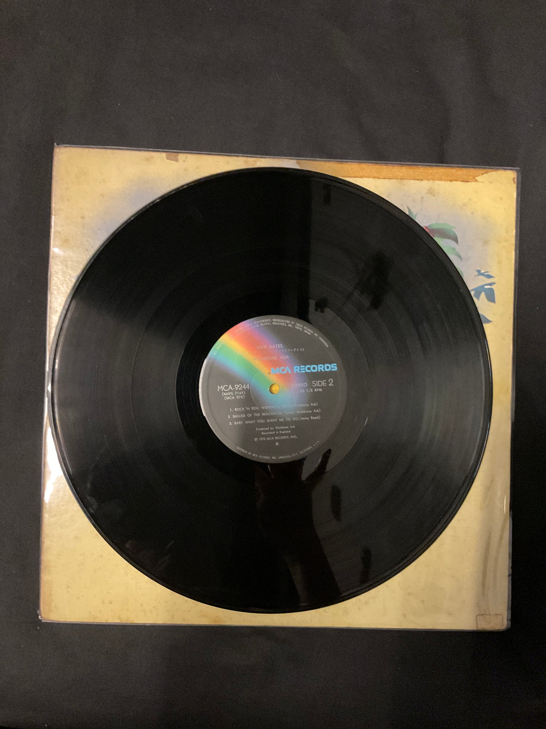 แผ่นเสียง Wishbone Ash = Wishbone Ash - Live Dates = ライブ・デイト Vinyl VG+ 2LPs