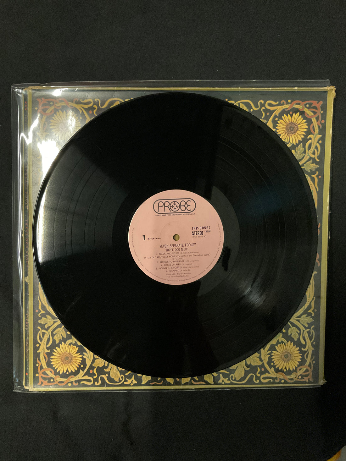แผ่นเสียง Three Dog Night = Three Dog Night - Seven Separate Fools = セブン・セパレート・フールズ Vinyl VG+