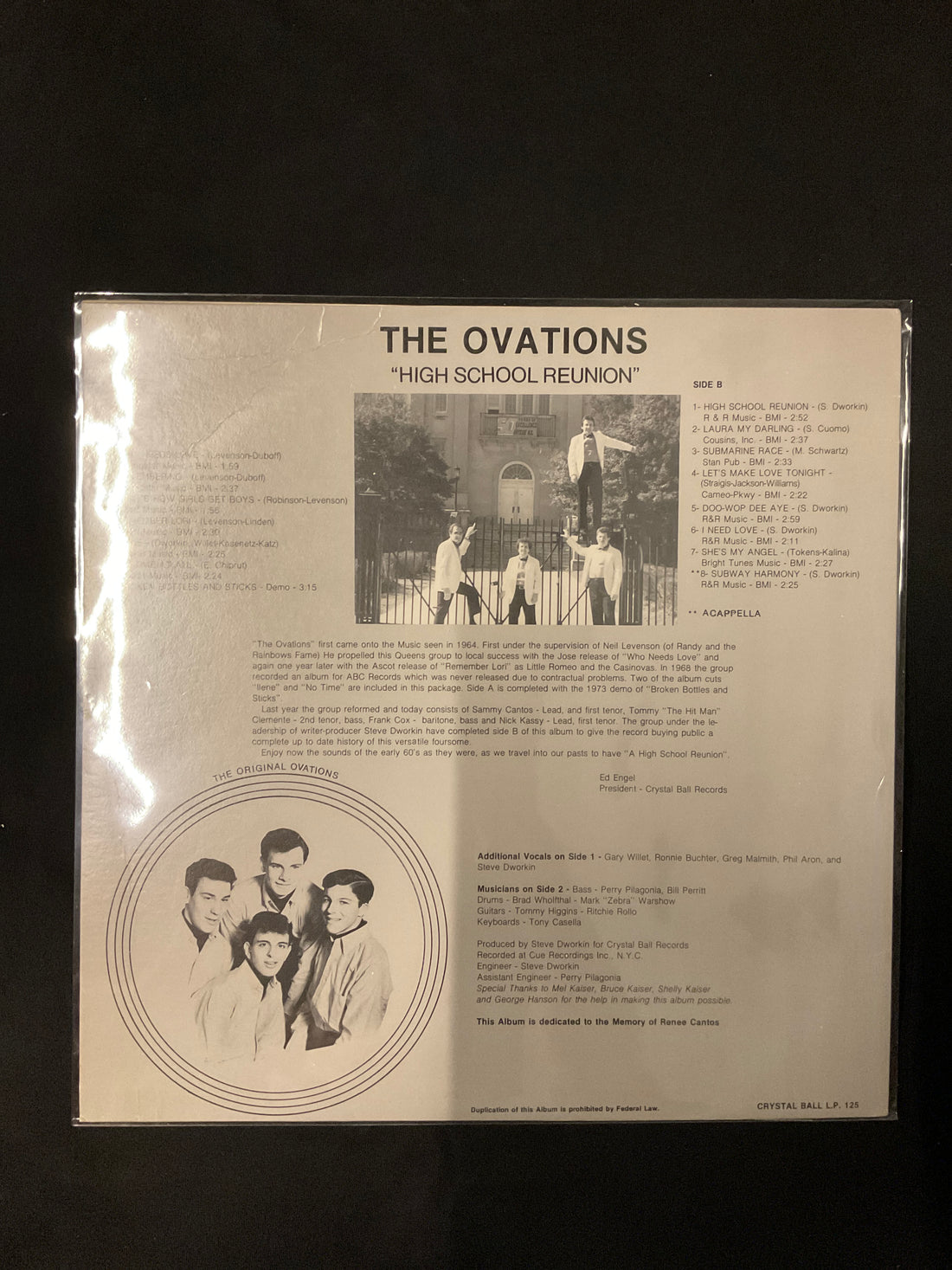 แผ่นเสียง The Ovations - High School Reunion Vinyl VG+