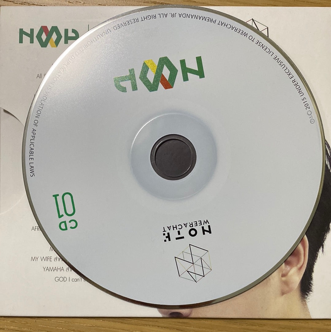 ซีดี Note Weerachat - Noop (CD) (VG) (มีลายเซ็น)