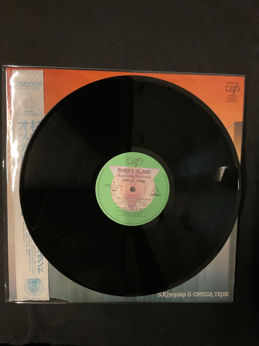 S. Kiyotaka & Omega Tribe - River's Island = リヴァーズ・アイランド Vinyl VG+